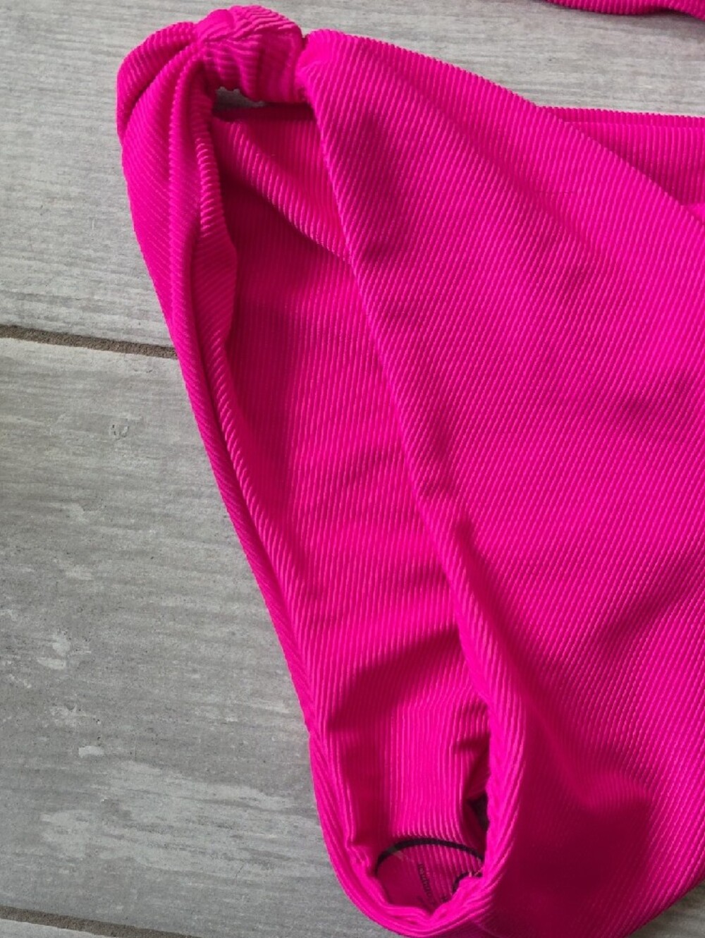 Skatie Swim "Nicole" One Piece - Fuschia One-Shoulder with Side Cutout - Picture 5 of 12